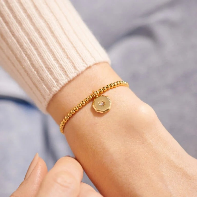 Gold A Little 'First My Sister Forever My Friend' Bracelet