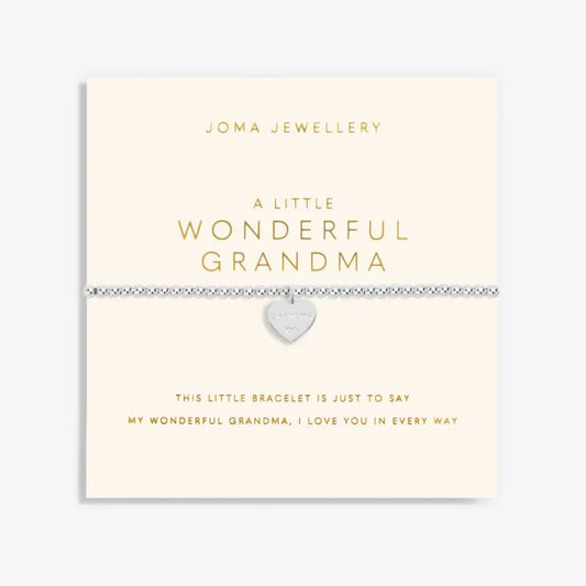 Mother's Day Grandparent A Little 'Wonderful Grandma' Bracelet