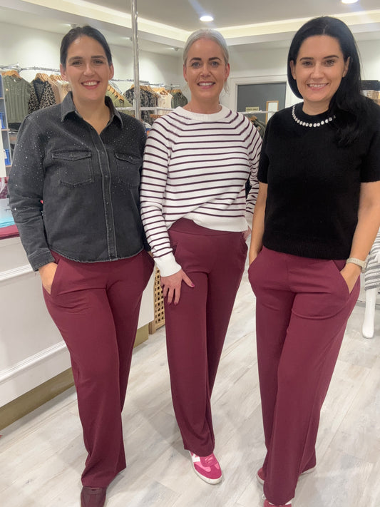 Louis Trouser - Maroon Banner
