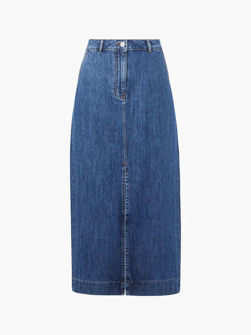 Denver Denim Midaxi Skirt BLUE DENIM