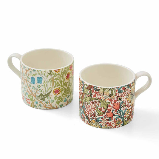 Morris & Co. Blackthorn and Golden Lily Mugs