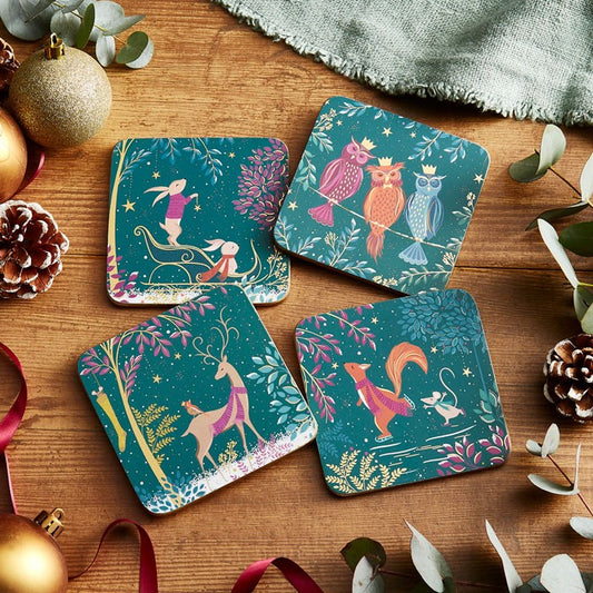 Woodland Tales Placemat Collection - Coasters