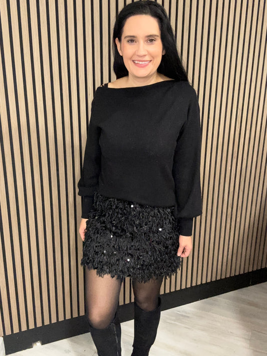 Paula Feather Skirt