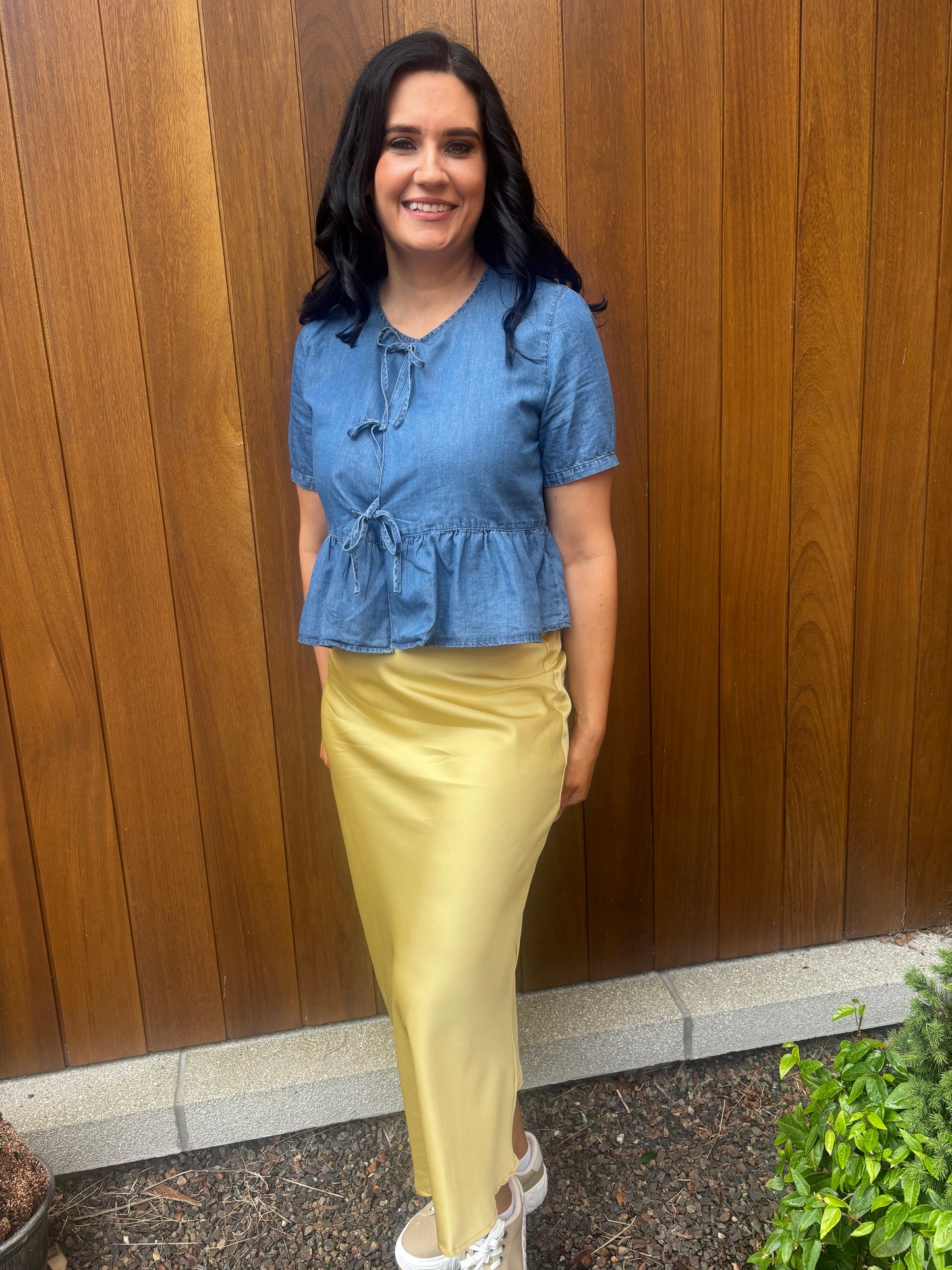 Clara sunset yellow skirt