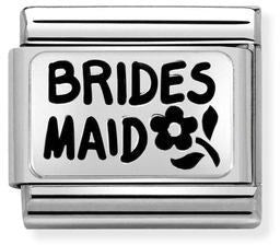 NOMINATION SILVER BRIDESMAID CHARM