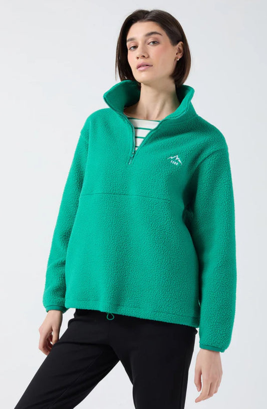 MOLLY FLEECE IN EMERALD GREEN USCO45508