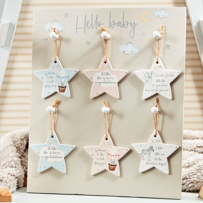 BABY STAR HANGER CERAMIC- any design