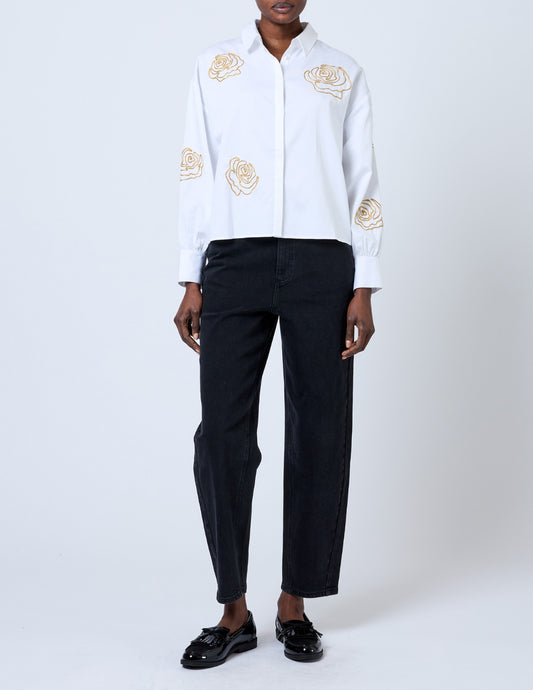 Alexis Cotton Embroidered Shirt