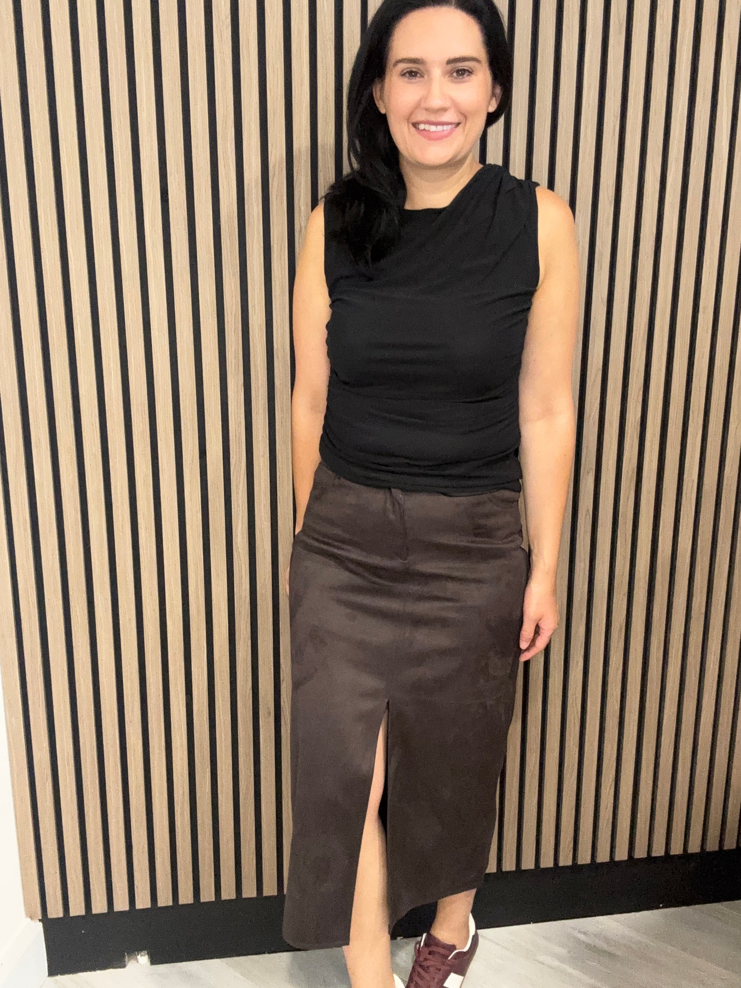 Alana Faux Suede Skirt