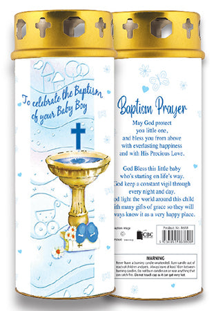 Candle/Christening - Baby Boy (8635)