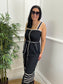 71YFM Cambria Cotton Ricrac Dress - Black