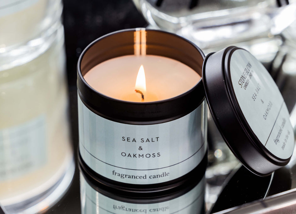 Modern Classics - Sea Salt & Oakmoss - Scented Candle Tin (78 x 75mm)