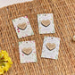 FLORAL WOOD POCKET HEART HUG assorted
