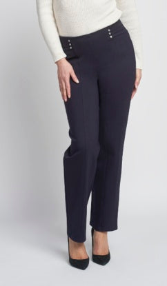 600T Ponte Contour Regular Trouser With Diamante PINNS