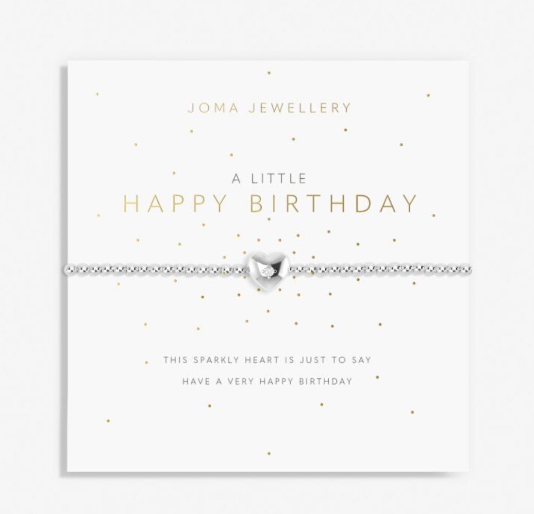 A Little 'Happy Birthday' Crystal Bracelet