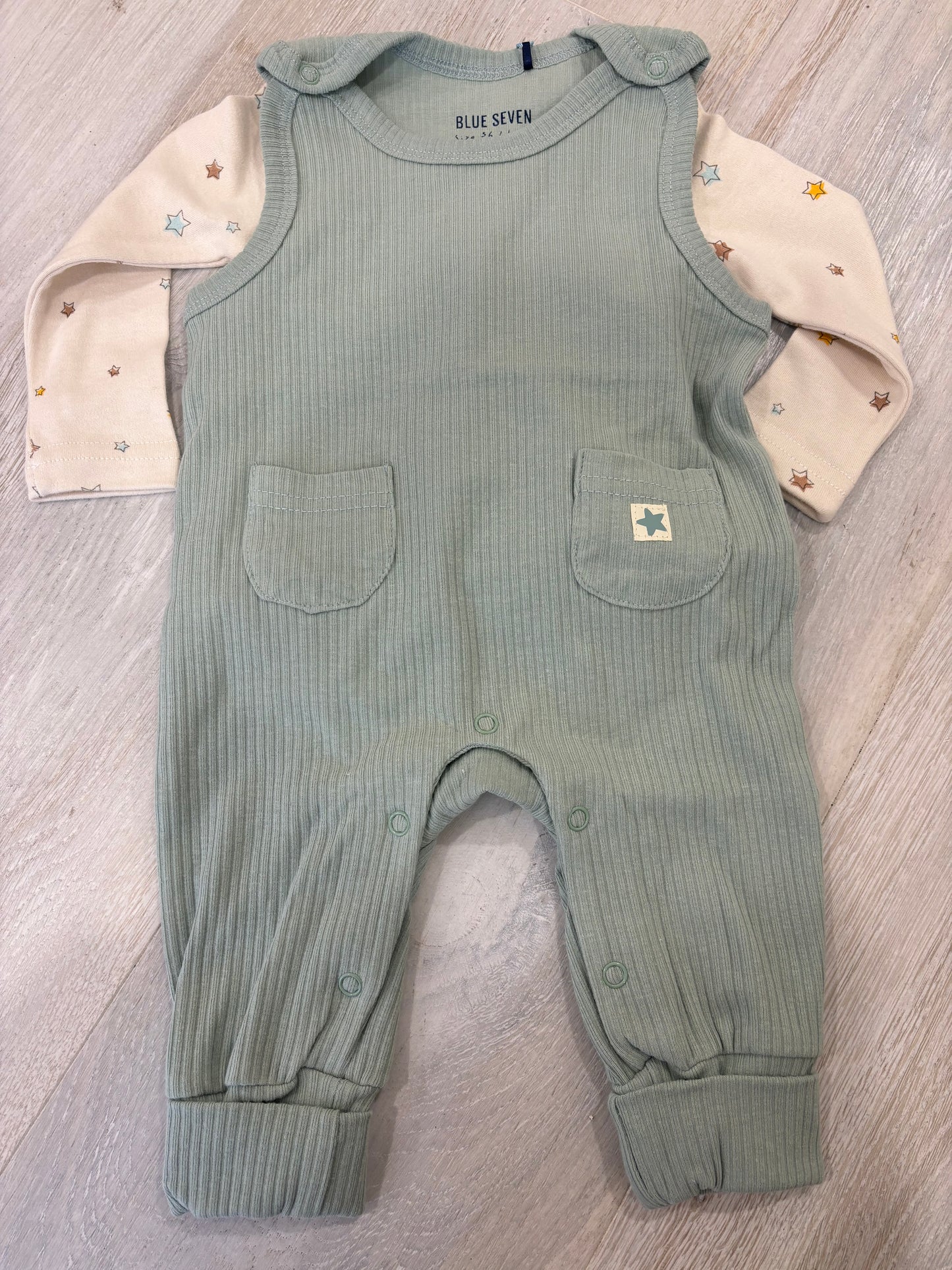 Soft Green Set - Dungaree