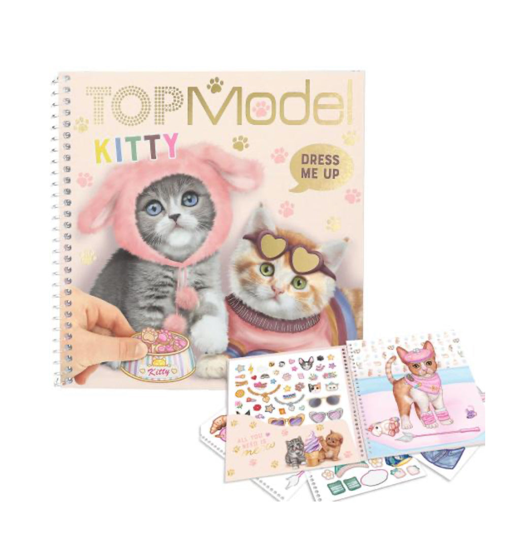 TOPModel Dress Me Up Stickerbook KITTY