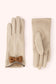Adalyn Gloves In Taupe & Chocolate