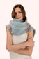 Angelica Cosy Scarf - Ice & Tangerine