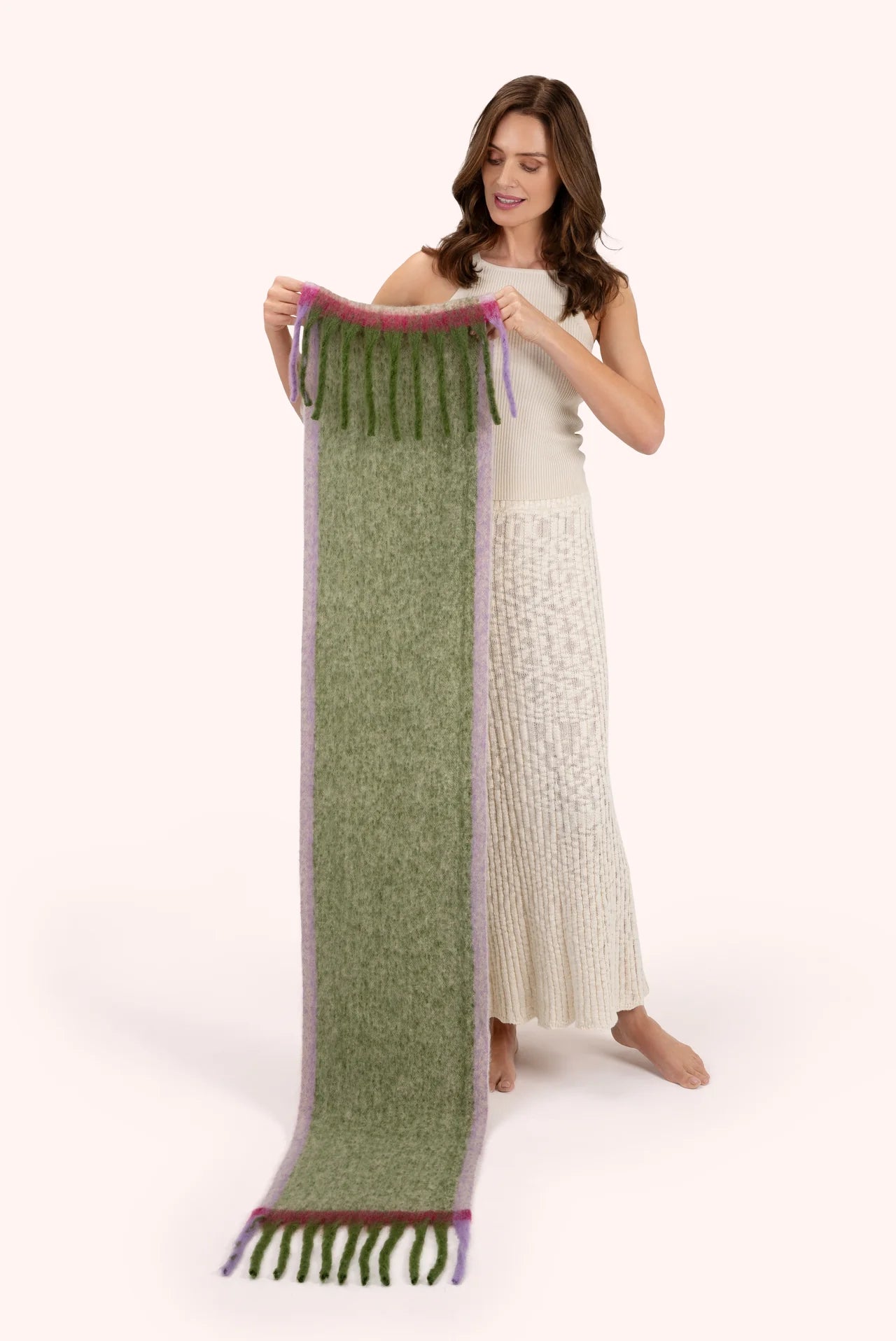 Aria Cosy Scarf - Sage