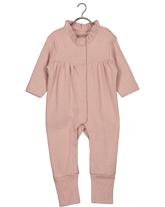 Dusky pink baby romper