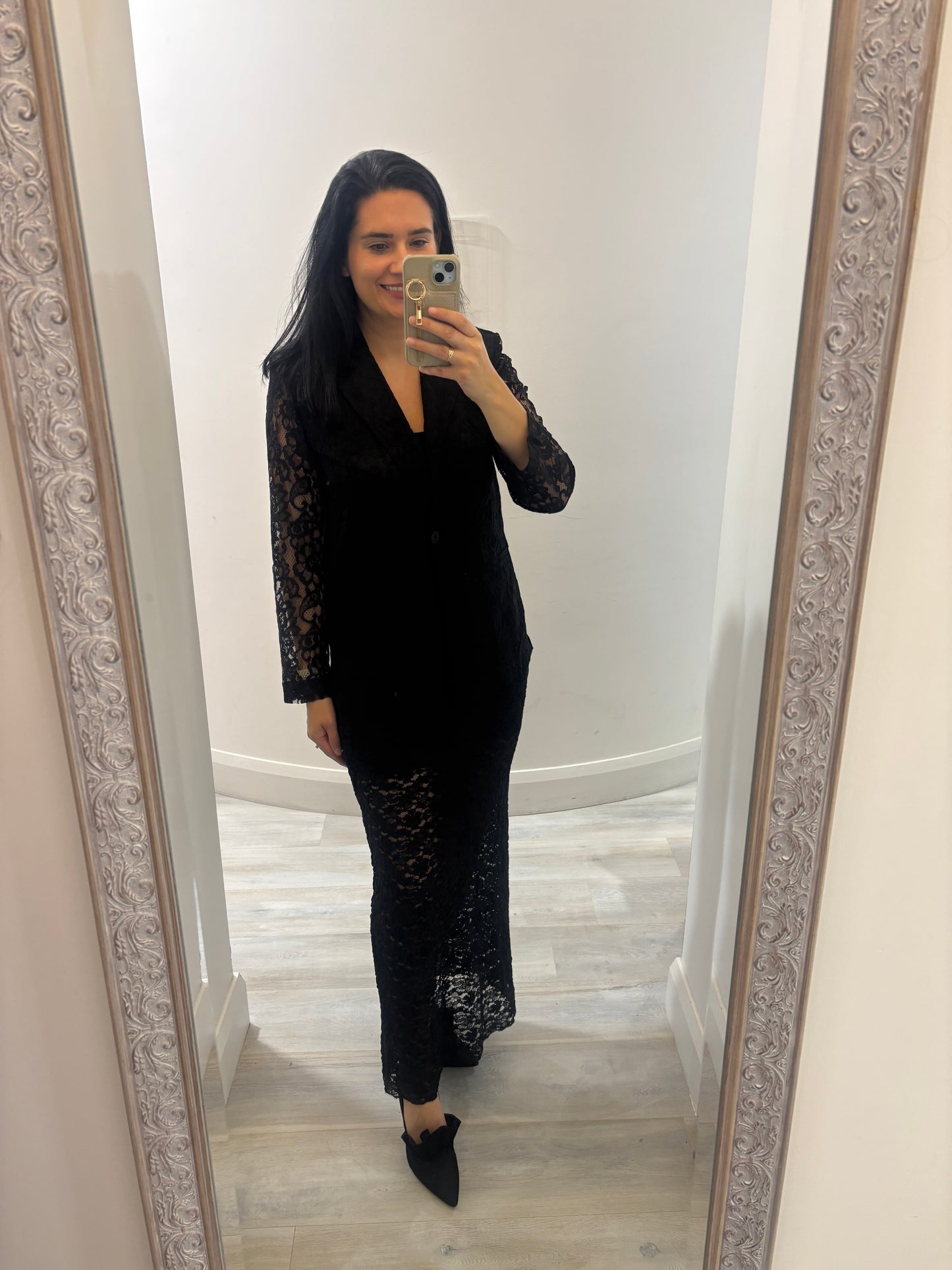 Alice lace black blazer