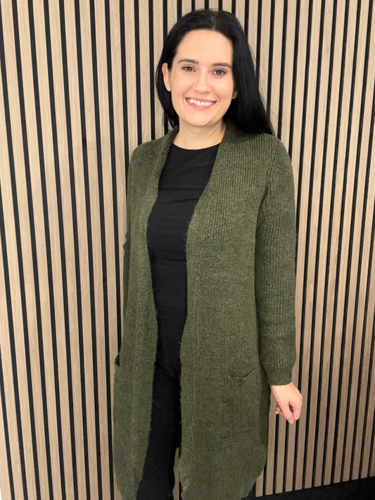 Jade Cardigan - Khaki