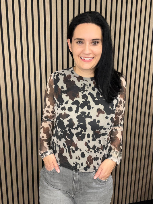 Amelia Mesh Top
