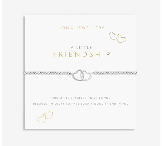 A Little 'Friendship' Bracelet in Silver Plating