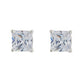 Square Cubic Zirconia Stud Earring – 8mm