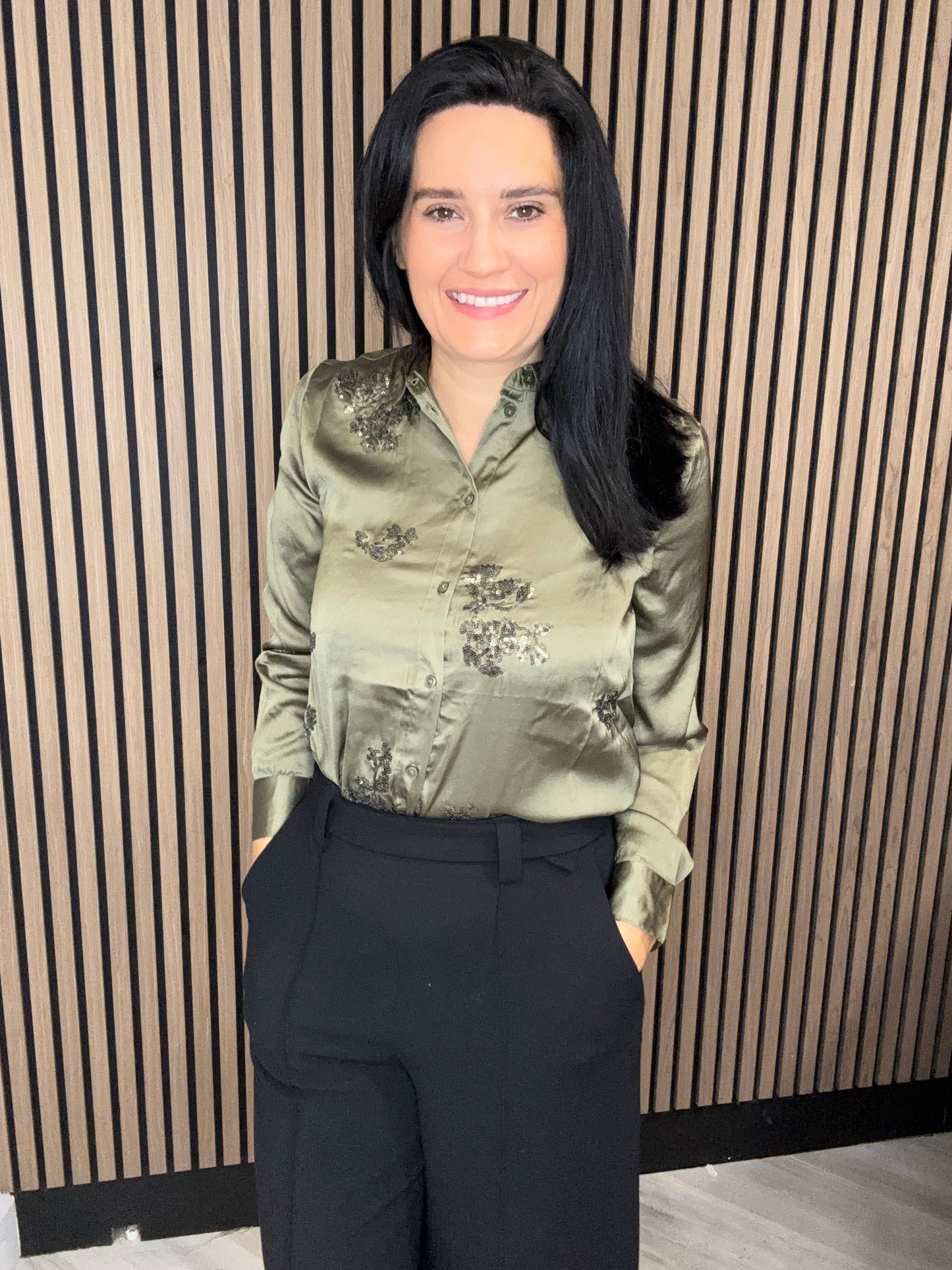 Fifi Shirt - Ivy Green