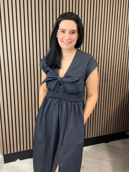 Barletta Poplin Tie Dress