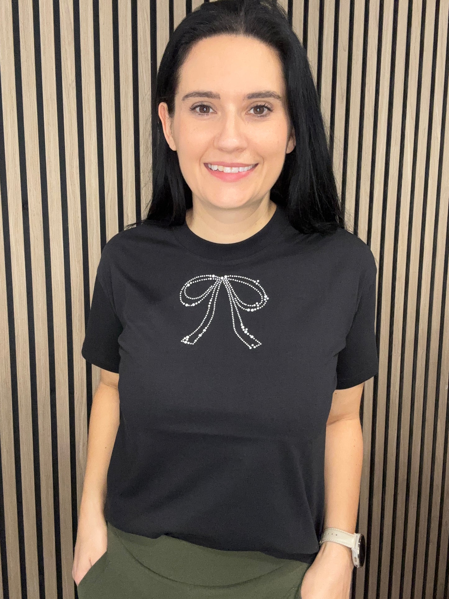 Pearl Bow Tee