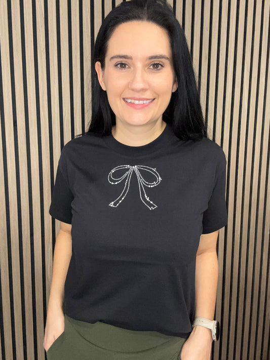 Pearl Bow Tee