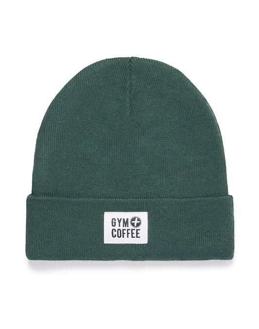 Knit Beanie Hat  Dark Green