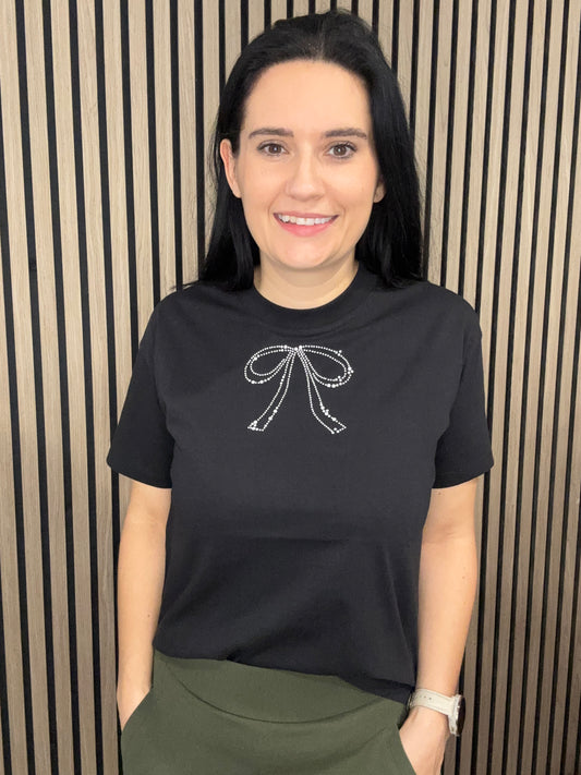 Pearl Bow Tee