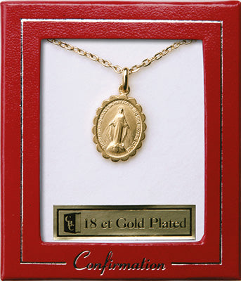 Confirmation 18 ct.Gold Plated/Miraculous