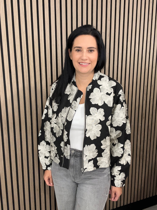 Lora Jacquard Bomber