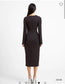 Paula Keyhole Midi Dress