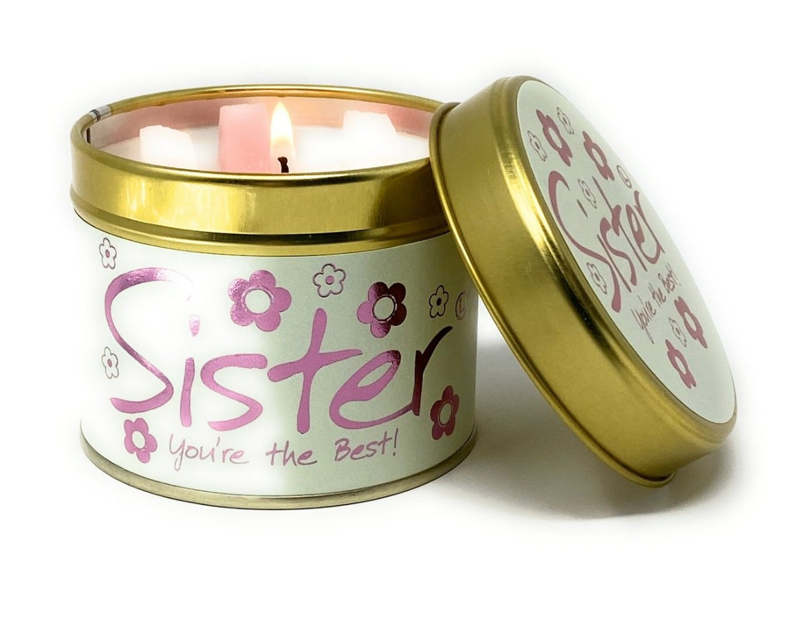 Sister Scented Candle Tin