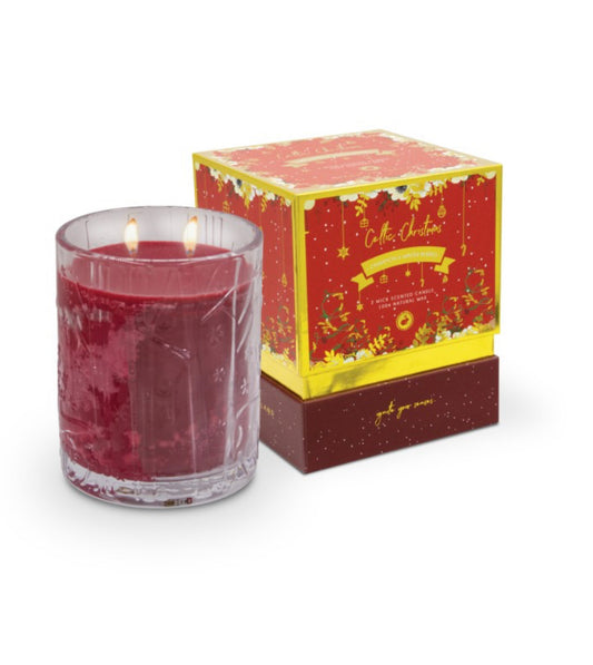 CINNAMON & WINTER BERRIES 2-WICK CANDLE