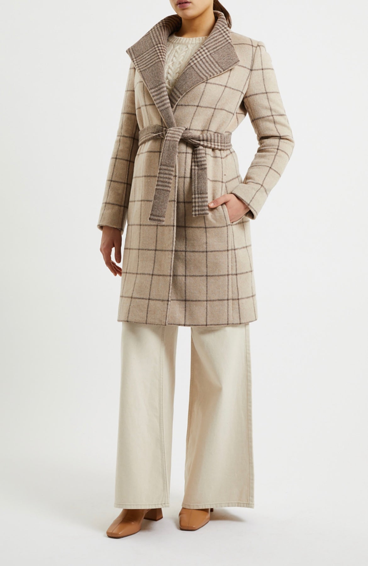 Fran Wool LS Belted Coat 70VNC