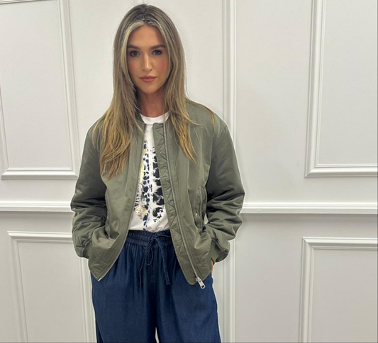 Behati Bomber Jacket dusted khaki