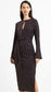 Paula Keyhole Midi Dress