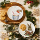 Wrendale Designs Robin & Bunny Plate Set