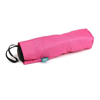 35007 Recycled plain pink print umbrella