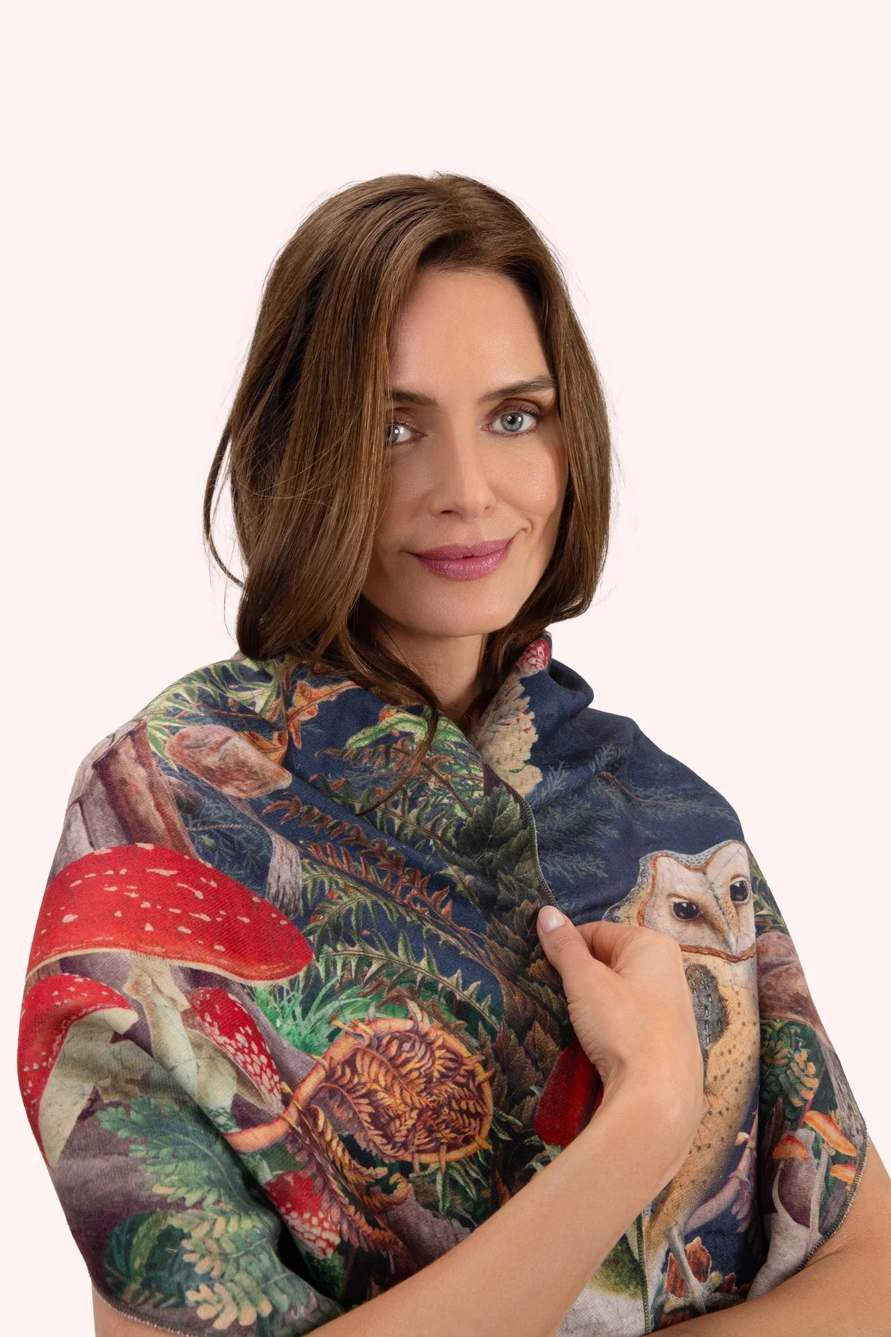 Lux Scarf - Wild Woodland Owl