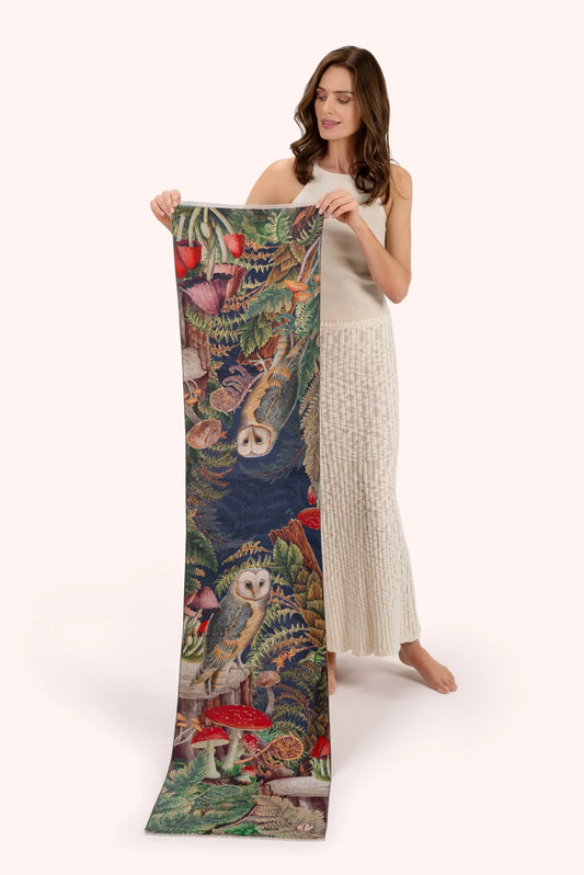 Lux Scarf - Wild Woodland Owl