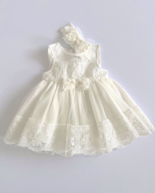 Lace Christening Gown 082