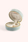 Round Velvet Jewellery Box - Swooping Swallows